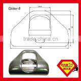 Glider8 Ladder Vertical Horizontal Lifeline Life Line Stainless Steel Wire Rope Safety With Cable Connector Shuttle thumbnail-1