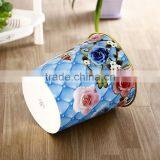 Factory Price Household Pure PP Plastic Round Dust Bin Storage Box thumbnail-6
