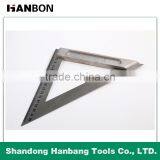180mm Hanbon Triangular Steel Square Ruler for Sale