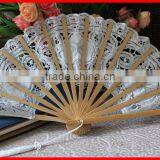 White Color Wedding Lace Hand Fan thumbnail-4