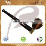 Handcrafted Hi-polish Ebony Wood Smoking Pipe by Petals Concept thumbnail-1