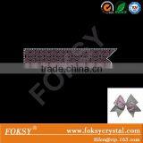 Customized Cheer Bow Strip Pattern Bling Design Rhinestone Iron on Transfer Designs thumbnail-6