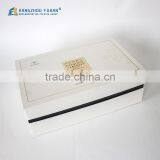 High Quality Cardboard Golden Logo Packing Box