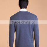 Wholesale Wool Knitting Yarn for V-neck Pullover Men Jersey ,wool Knitting Computer Machine Men Sweater Knitting Wool in Bulk thumbnail-2