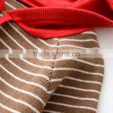 High Quality Eco-friendly Cotton Material Smart Girls Knit Hoodies With Striped Pattern thumbnail-6