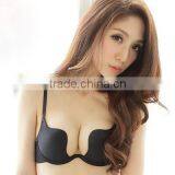 New Fashion Three Quarters Cup Sexy Seamless Push up Bra Set thumbnail-1