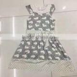 Girls China Suppliers Overruns Garment Dot Print Summer Dresses thumbnail-1
