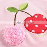 Fashion Summer Embrodery Design Mom and Bab Latest Shirts for Girls thumbnail-4