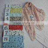 2017 Fashion Girls New Arrival Designer Viscose England Print Star Scarf thumbnail-3