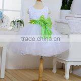 MGOO Top Quality Stock Brand Ball Gown 3 Years Old Dresses Pagent Dress Blue For Girl Children A1040 thumbnail-4