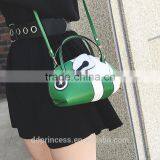 Newest Animal Shape Kids Bag Green Bag Shoulder Hand Casual Cosmetic Bag thumbnail-1