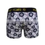 Plastisol Printed Cartoon Men's Spandex Cotton Underwear Boxer Briefs for Man thumbnail-3