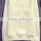 Fashion Scuba Crewneck Sweatshirt Embossed Pullover thumbnail-3