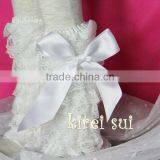 White Lace Petti Warmers With White Bow LM7B7 thumbnail-1