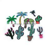 Fabric Iron On Patches At Random Coconut Tree Cactus Custom Shoe Patch thumbnail-1