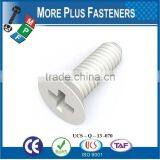 Made in Taiwan Black Nylon Pan Phil Yellow Finished Slotted White Phil Pan Head Nylon Plastic Screw thumbnail-4