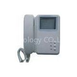 Black, White Indoor Panel ABS Plastic Housing Video Intercom Phone With LCD Display