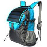 Fashion Outdoor Solar Backpack with Solar Panel Charger