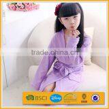 Turkish Baby Children Orange Short Thin Waffle Franc Franc Bathrobe thumbnail-2