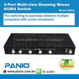 4-port Multi-view Roaming Mouse KUMA Switch