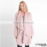 SJ018-02 100% Real Rabbit Animal Fur Shell Coats Both Side Furs thumbnail-6