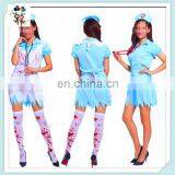 Cheap Adult Party Sexy Bloody Nurse Halloween Costumes HPC-3151