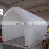 Customized Inflatable Entrance Tunnel, White Inflatable Tunnel Tent