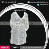 Top Selling Beach Wear Long White Women Dress thumbnail-3