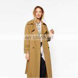 Wholesale Fashion Oversized Camel Color Ladies Maxi Coats thumbnail-1