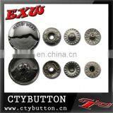CTY-SO72 Stainless Steel Snap Button for Clothing