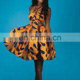Custom Design Women African Print Midi Sexy Causal Women Dresses thumbnail-4