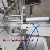 Shanghai Machinery Automatic Rotary Ice Cream Cup Filling and Sealing Sealer Machine thumbnail-5