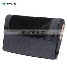 Ningde Crius Shiatsu Heating Vibration Back Infrared Electric Neck Massager Soft Neck Support Travel Massage Pillow thumbnail-1