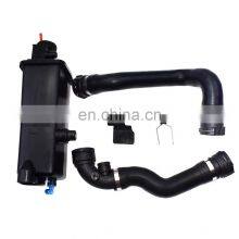 Free Shipping!Expansion Tank + Sensor + Upper & Lower Radiator Hose Kit for BMW X3 X5 325 328 thumbnail-1