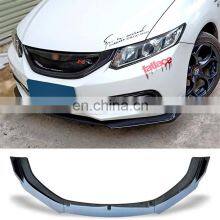 ABS Auto Shovel Black Spoiler Front Protector With Universal Front Bumper Lip thumbnail-3