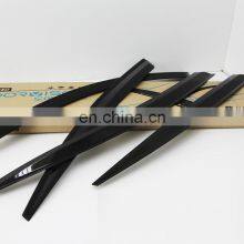 Chrome Door Visor Side Window Deflector Shade Sun Rain Shield Silver Strips Guard for Kia Pride(4) 2011 RIO thumbnail-2