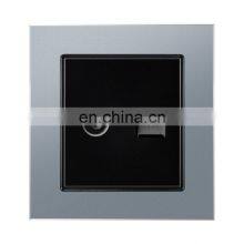 Type 86 UK/EU Standard Pop Socket The Wall Phone Socket Aluminum Alloy Panel Sockets And Switches Electrical 16A thumbnail-2