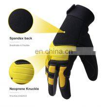 HANDLANDY Durable Vibration-Resistant Work Construction Maintenance Assembly Riding Motorcycle Gloves thumbnail-3