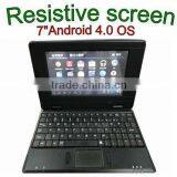 7" BOXCHIP A10 Android 4.0 Mini Laptop,Notebook 702C