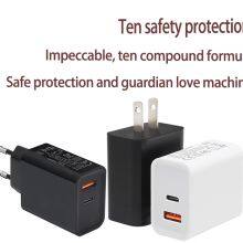 Mobile Phone Chargers, QC3.0 + PD Type C Accessories EU/US Travel Adapter OEM Service thumbnail-3