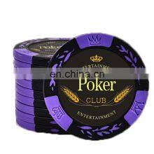 Customize Golf Plastic Professional Premium Clay EPT Custom Ceramic Poker Chips