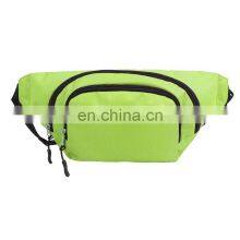 OEM Stylish Custom Logo Running Hiking Belt Green Custom Waist Bag Sports Fanny Pack thumbnail-5