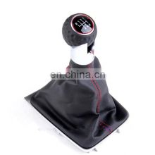 Car 5/6 speed New design gear shift knob boot cover for VW Passat B6 B7 CC with low price MT