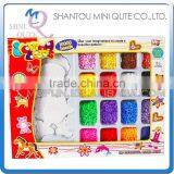 Mini Qute DIY Ironing Hama Perler Beans 3D Jigsaw Pattern Model Building Block Pegboard Educational Toy (Accept OEM) NO.BT-0058A