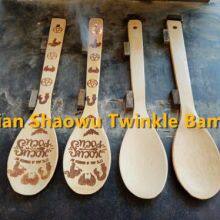 Eco Bamboo Cooking Spatula Set Spoon Carving Bamboo Wood Burn Kitchen Tool thumbnail-4
