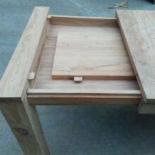 Solid Elmwood Dining Table,extendable thumbnail-3