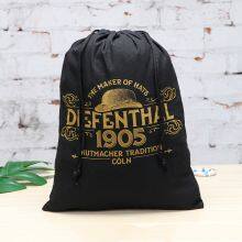 Custom Eco Friendly Organic Muslin Cotton Pouch Promotional Small White Calico Cloth Canvas Drawstring Bag With Logo Printed thumbnail-3