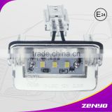 New Lowest factory price 2835SMD 3leds BERLINGO Led License Plate
