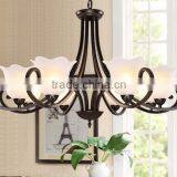 2016 New Wrought Iron Candle Chandelier thumbnail-1