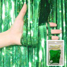 Wholesale Glitter Foil Curtains - Pink/Gold Sparkle Backdrops, Bachelorette Party Curtains thumbnail-5